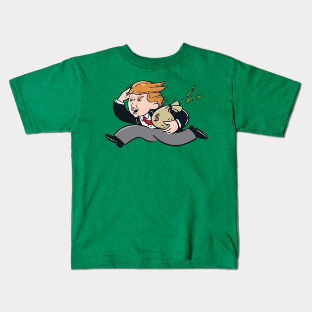 Trumpopoly Kids T-Shirt by APSketches